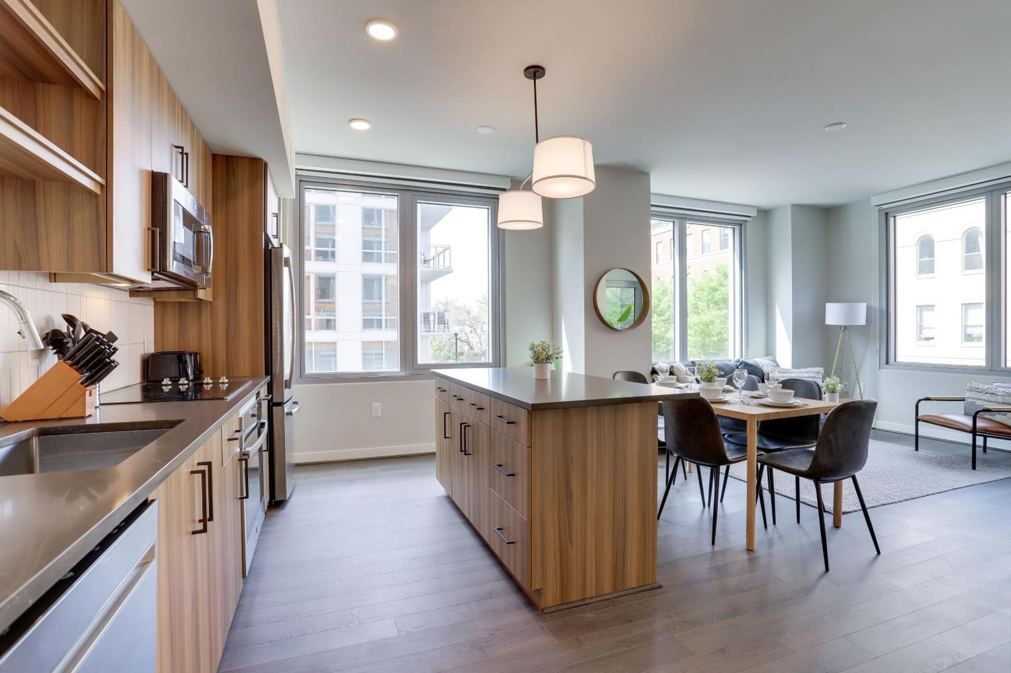 Stylish Condo At Clarendon With Rooftop Views Arlington Exteriér fotografie