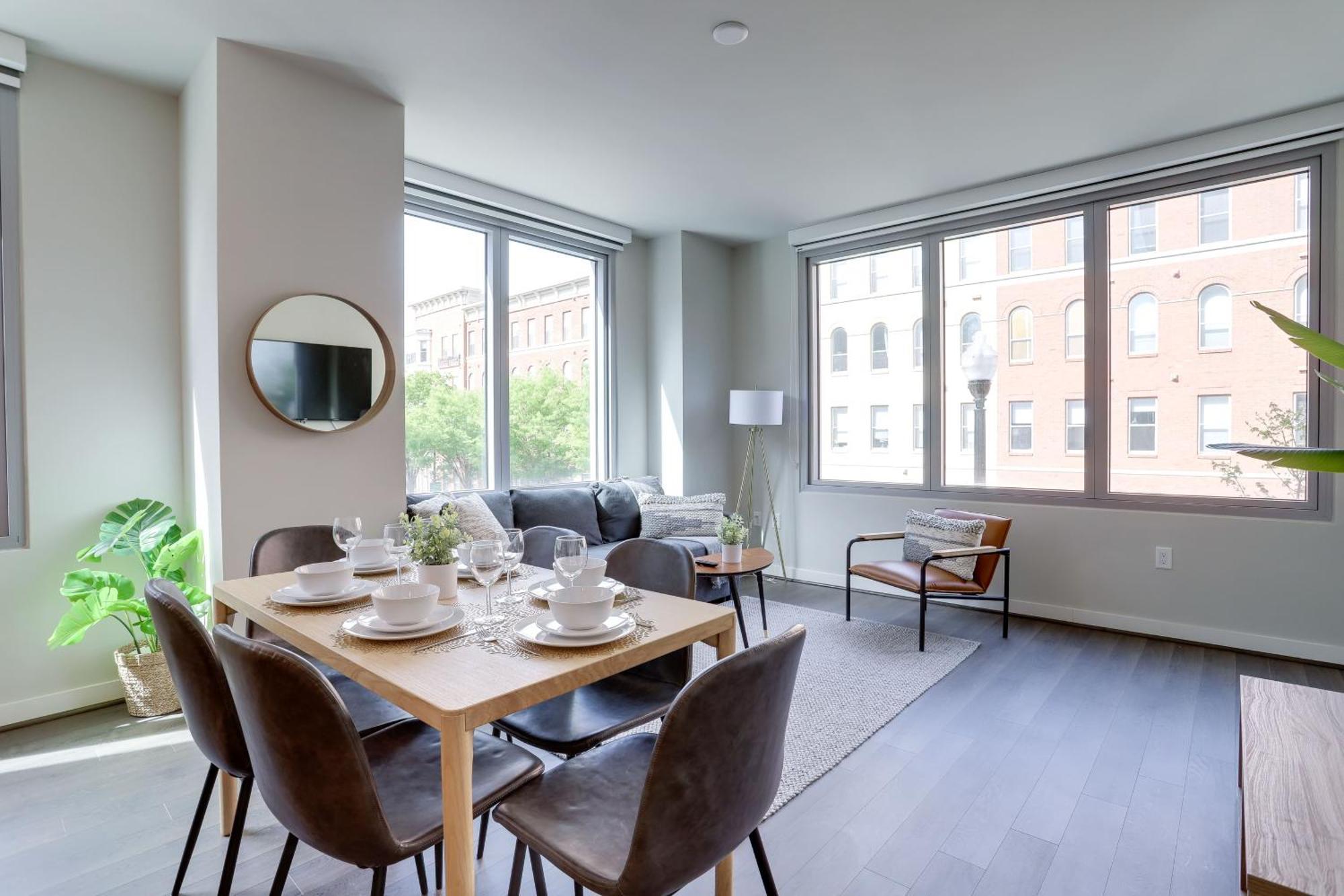 Stylish Condo At Clarendon With Rooftop Views Arlington Exteriér fotografie